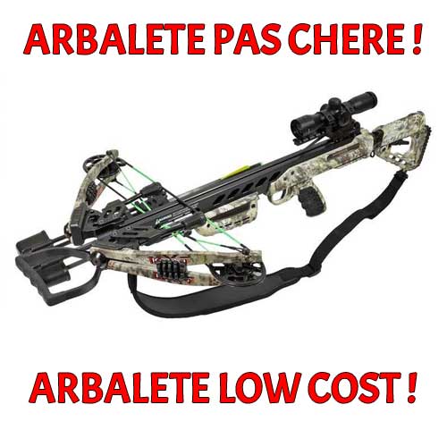 arbalète pas chère low cost